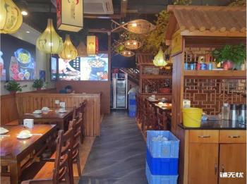 繁华商圈430平精装带天然气饭店转让